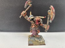 Warhammer Fantasy Old World Chaos Minotaur Lord Metal OOP Rare Well Painted