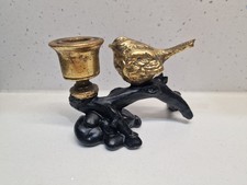 Bird Candle Holder Brass