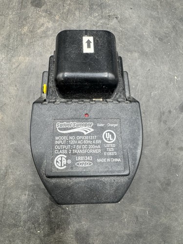 Swivel sweeper battery - sweeper, charger