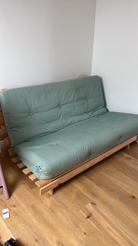 Double 137cm upholstered futon - upholstered,