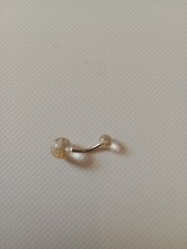 Gold Sparkle Flake Belly bar
