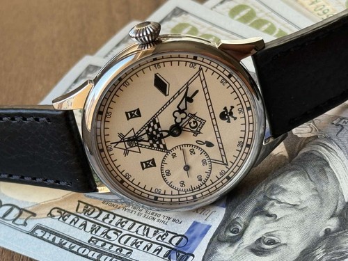 Watch masonic mechanical wrist - masonic,