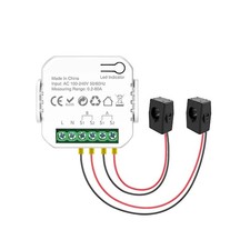 Tuya Wifi   Meter with Current Transformer Clamp 2 Channel 80A Energy Meter9213