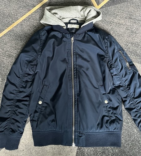 Boys navy bomber jacket - bomber,