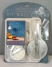 3D Extra Large Roman Numerals Luxury Mirror Wall Sticker Clock DIY Home Decor UK