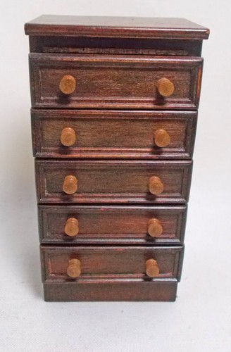 Dollhouse miniature chest - miniature,