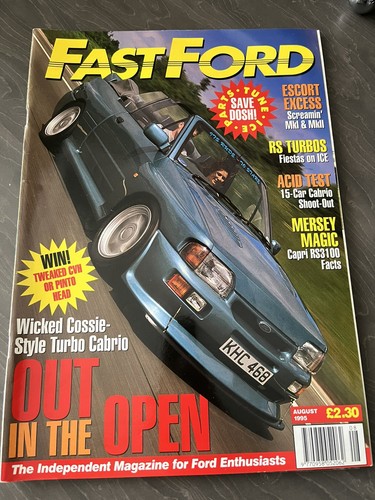 Fast ford magazine august - magazine, 1995