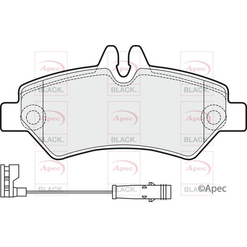 Brake pads set for mercedes - pads,