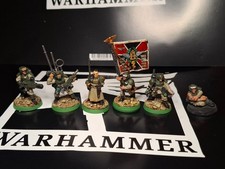 Imperial Guard Astra Militarum Cadian Command Squad Metal OOP - Warhammer 40k