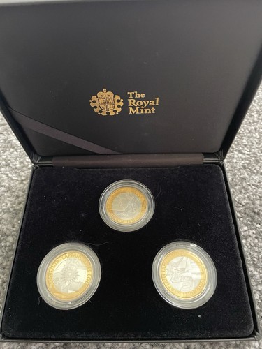 Full set proof silver - and, gold