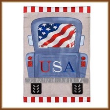 Evergreen garden flag - garden, *