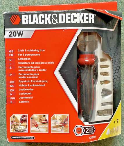 Black and decker 20w crafting - black,