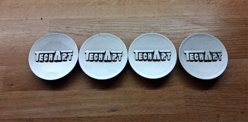 Techart wheel center caps - center,