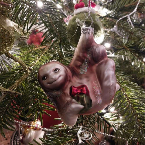 Paperchase sloth glass bauble - sloth,