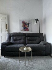 Black 2 Seater Sofa DELIVERY AVAILABLE MANCHESTER