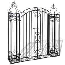 Black Ornamental Garden Gate