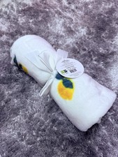 Lemon Print Super Soft Throw