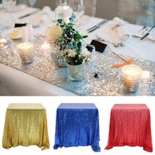 Xmas Glitter Sequin Tablecloth