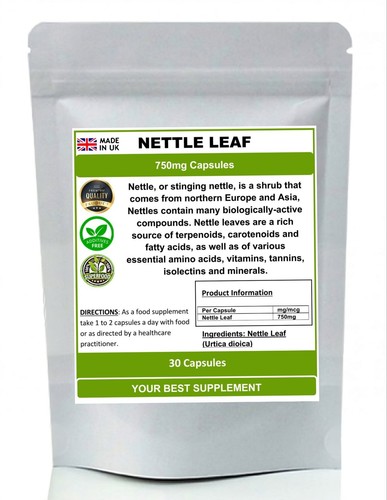 Nettle leaf capsules - nettle,