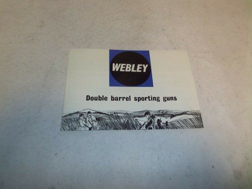 Webley double barrel - barrel, sporting