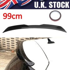 99cm Universal Car Rear Roof Lip Spoiler Wing For Hatchback SUV MPV Gloss Black
