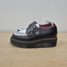 Dr Martens X Lazy Oaf Sidney Ramsey Heart Buckle Creeper Chunky Quad Shoes Uk 5