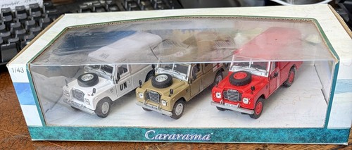 Cararama landrovers boxed set - cararama, landrovers: