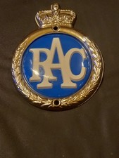 Vintage RAC Car Grille Badge