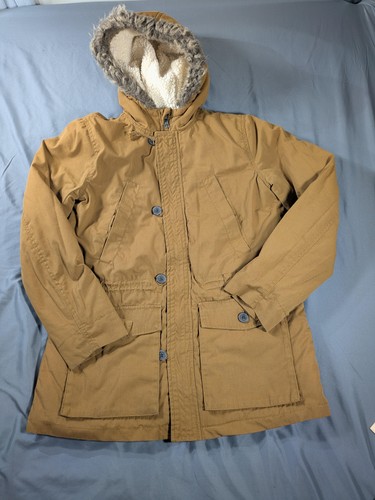 Black coat mens small brown - cj,