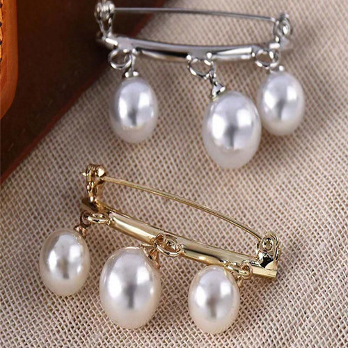 1pc pearl brooch - brooch, anti-exposure
