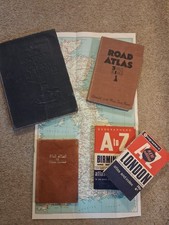 5 x Vintage UK Road Atlas /