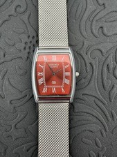 RED DIAL  BARREL Vintage Seiko