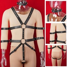 Male Full Body Belt Bodysuit