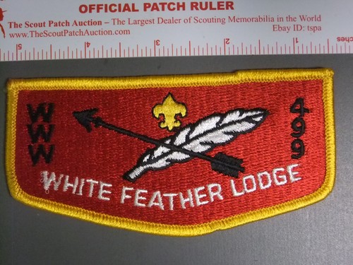 Boy scout 499 white - white, feather