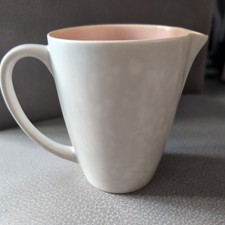 Poole Pottery "Peach Bloom & Seagull" Milk Jug 11cm Tall C97 hold ¾ pint