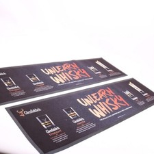 Glenfiddich Whisky Rubber Backed Bar Pub Runner Mat Brand New Official 