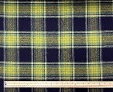 Pure Wool Tartan Fabric Large