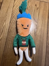 ALDI - KEVIN THE CARROT - KEVIN THE CARROT IN GREEN JUMPER - PLUSH
