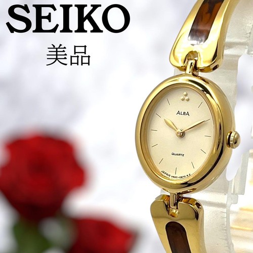 Seiko alba v111 0e30 oval - alba,