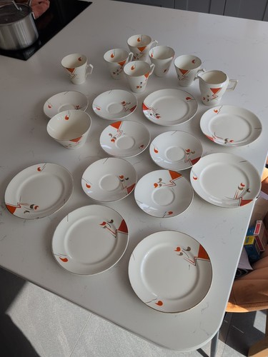1930s tams ware tea set - tams, art