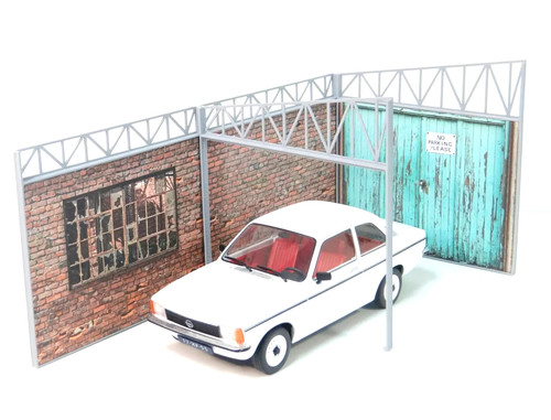 Scale retro open - 1:18, garage