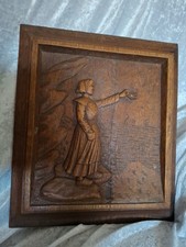 Wood Carved French Oak Panel