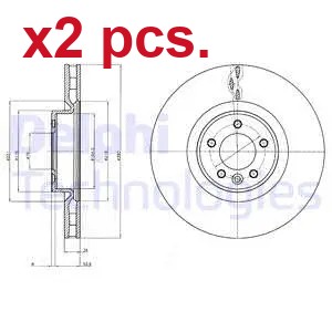 Pcs front brake - pcs,