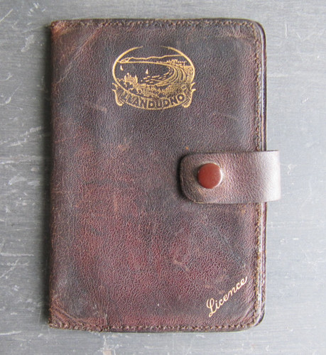 Vintage leather driving - leather,
