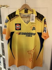 BNWT Chennai Super Kings MS Dhoni PlayR Fan Jersey (3XL)
