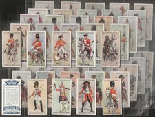 PLAYERS-FULL SET- REGIMENTAL UNIFORMS (BLUE BACK 50 CARDS) 