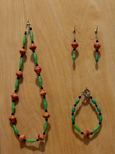 Paper bead piece set - paper,