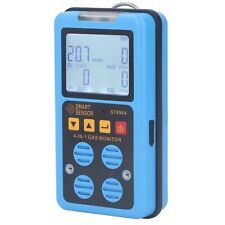 4 In 1 Gas Monitor CO H2S O2 LEL Tester Sound Light Vibration Accurate Detector