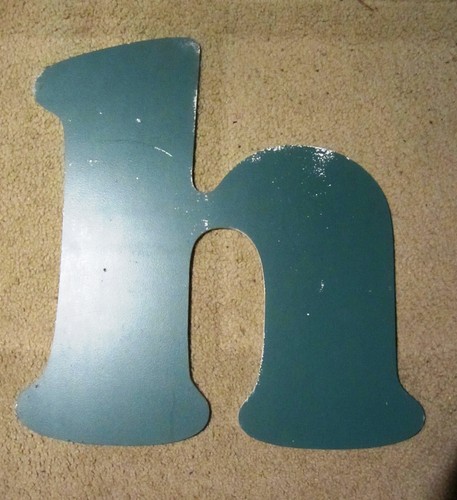 Large plastic letters indoor - plastic,