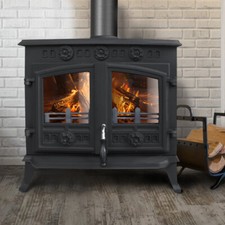 10kw multifuel stove log - stove, wood